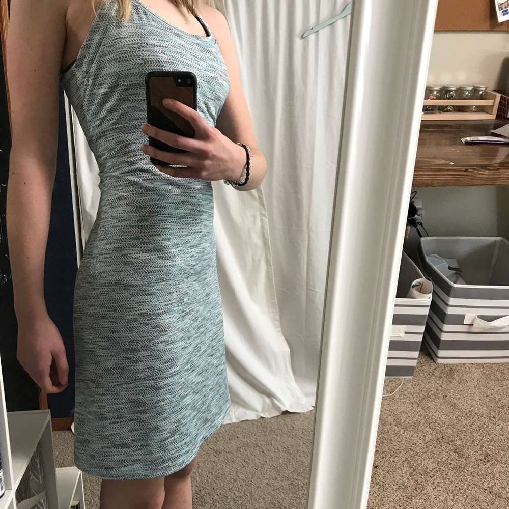 Blue Pattern Dress